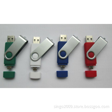 Metal Swivel USB Flash Drive for Samsung Mobile